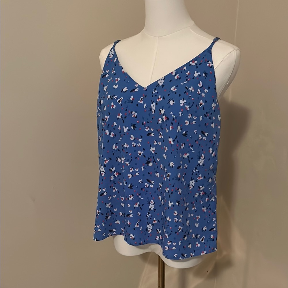 Blue Floral Women's Top